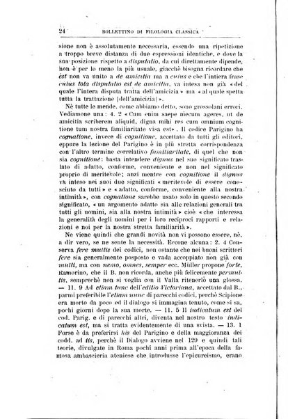 Bollettino di filologia classica