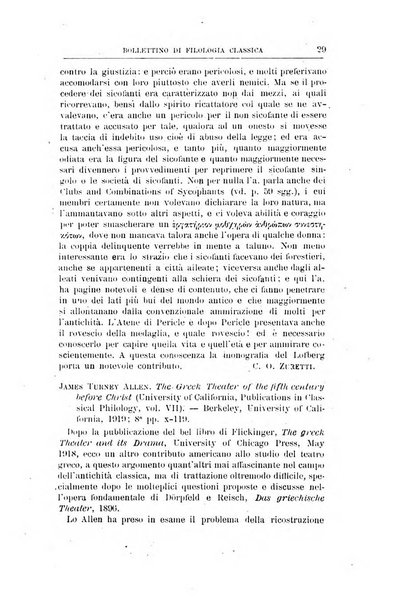 Bollettino di filologia classica