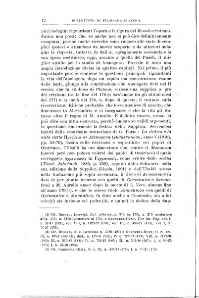 Bollettino di filologia classica