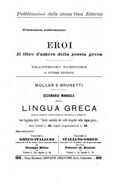 Bollettino di filologia classica