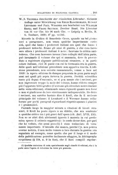 Bollettino di filologia classica