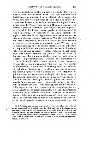 Bollettino di filologia classica