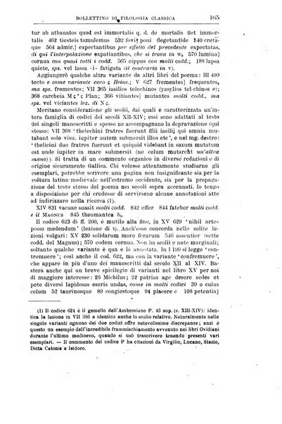 Bollettino di filologia classica