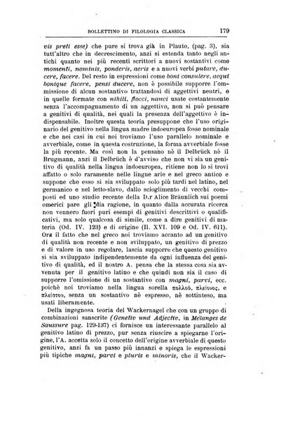 Bollettino di filologia classica