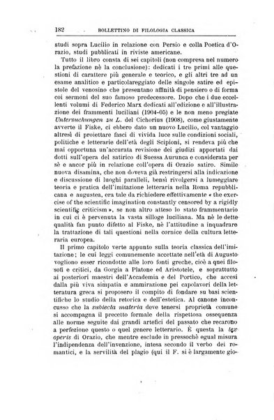 Bollettino di filologia classica