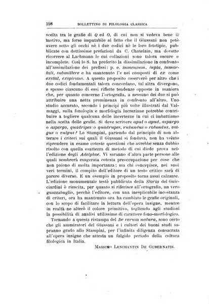 Bollettino di filologia classica