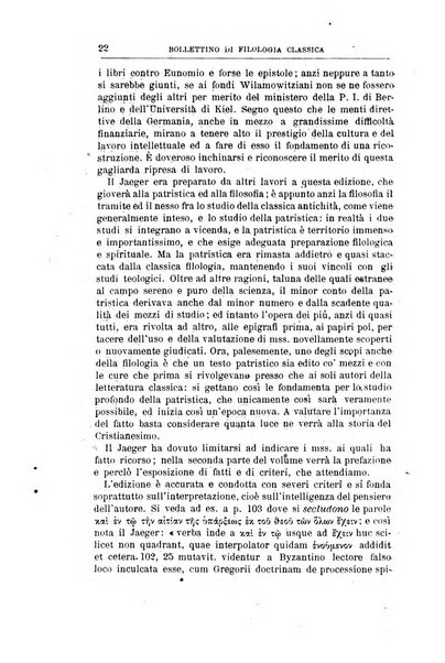 Bollettino di filologia classica