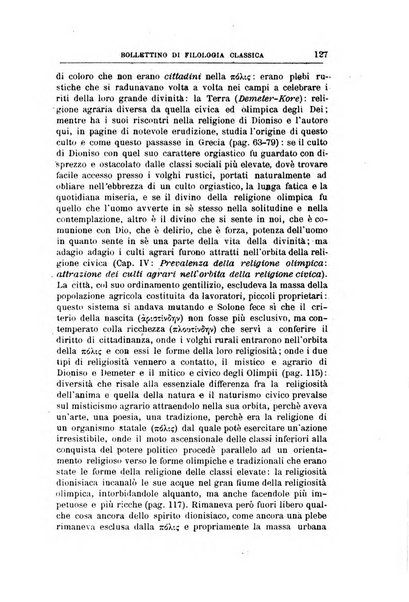 Bollettino di filologia classica