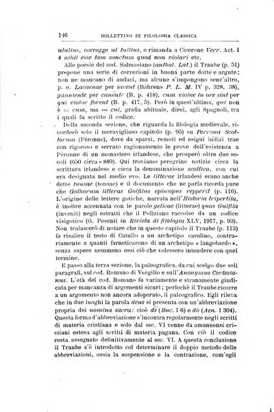 Bollettino di filologia classica