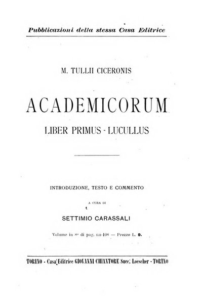 Bollettino di filologia classica