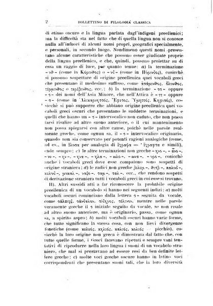 Bollettino di filologia classica