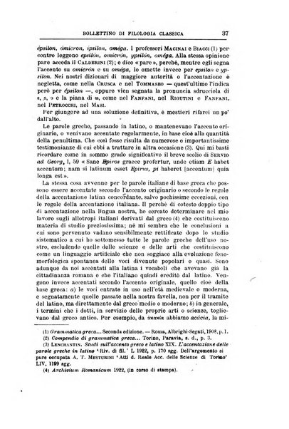 Bollettino di filologia classica