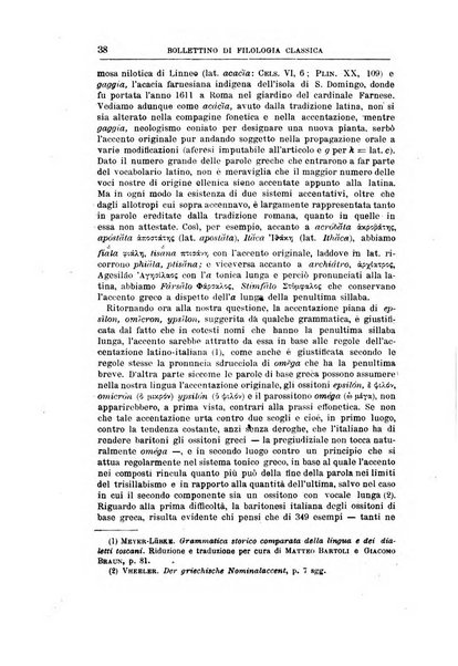 Bollettino di filologia classica