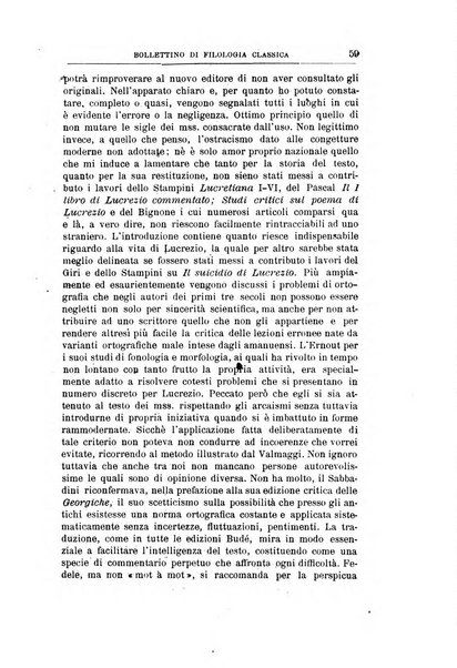 Bollettino di filologia classica