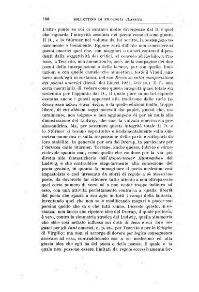 Bollettino di filologia classica