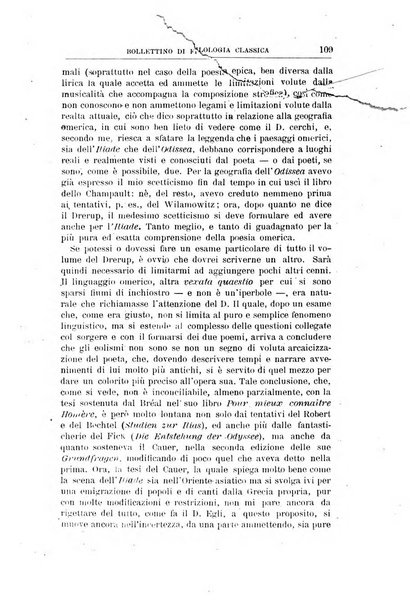 Bollettino di filologia classica