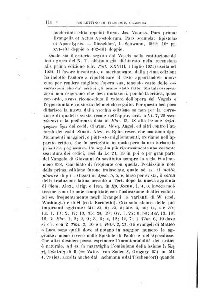 Bollettino di filologia classica