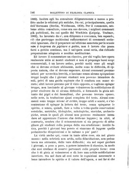 Bollettino di filologia classica