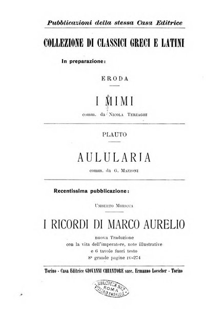 Bollettino di filologia classica