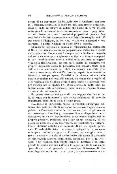 Bollettino di filologia classica