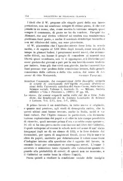 Bollettino di filologia classica