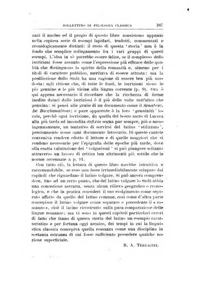 Bollettino di filologia classica