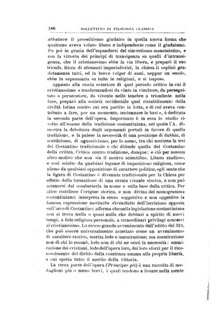 Bollettino di filologia classica