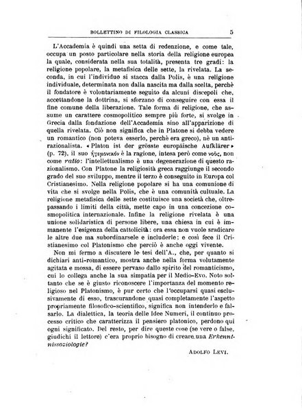 Bollettino di filologia classica