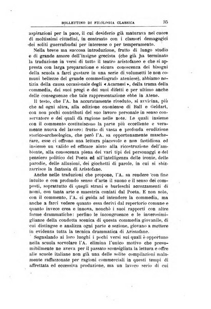 Bollettino di filologia classica