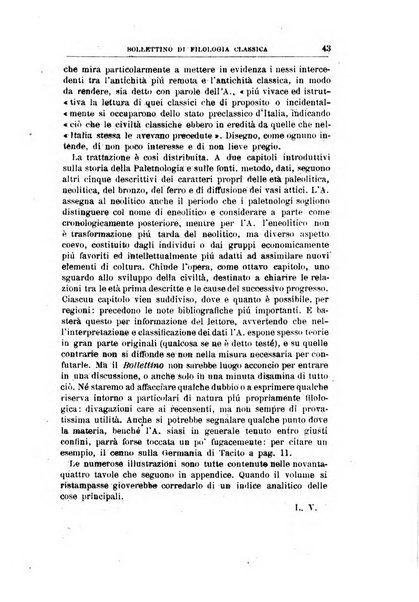 Bollettino di filologia classica