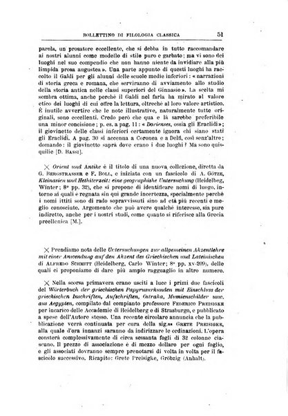 Bollettino di filologia classica