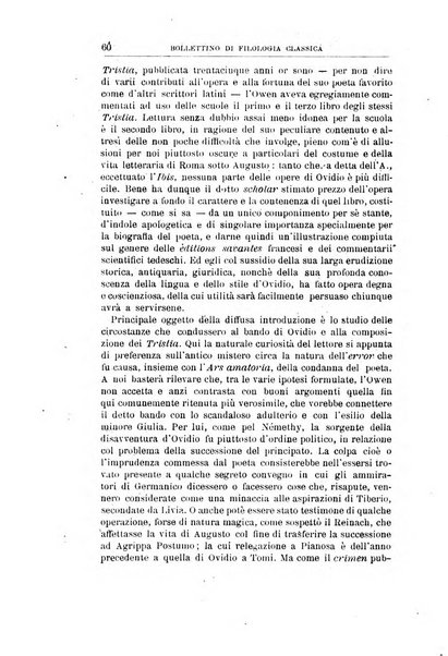 Bollettino di filologia classica