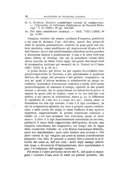 Bollettino di filologia classica