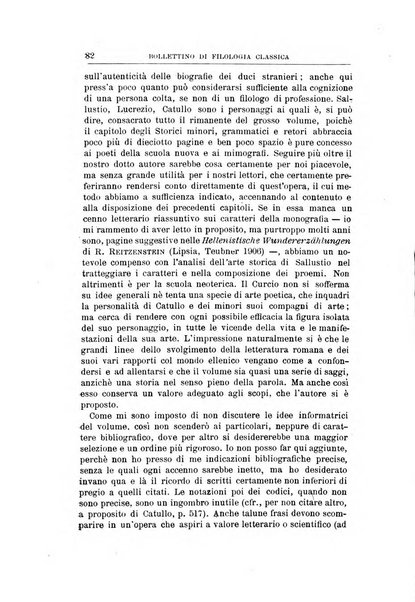 Bollettino di filologia classica