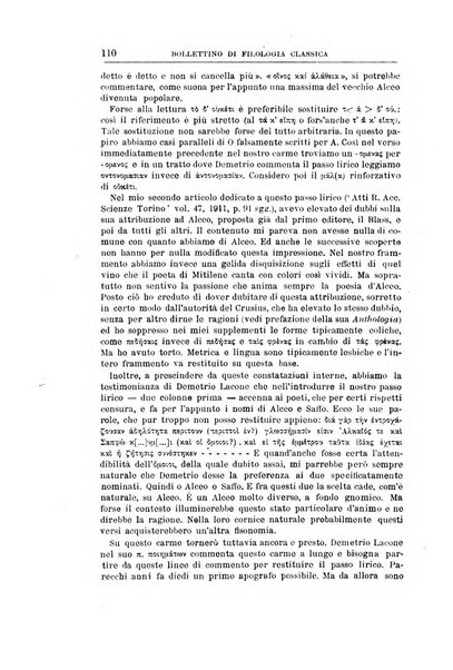 Bollettino di filologia classica