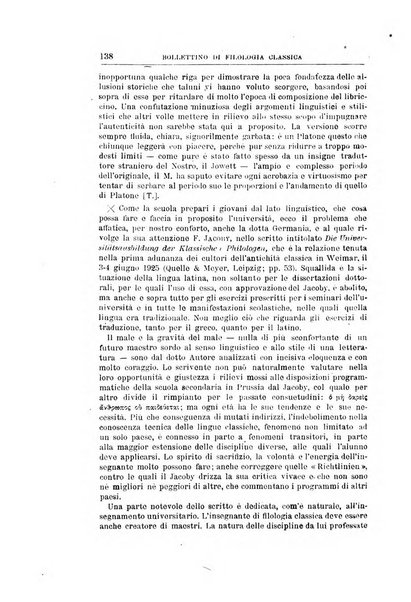 Bollettino di filologia classica