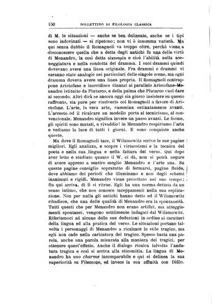 Bollettino di filologia classica