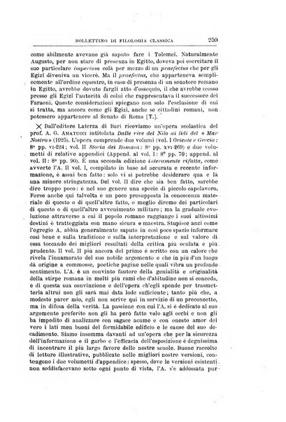 Bollettino di filologia classica