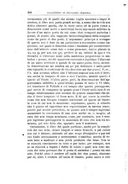 Bollettino di filologia classica