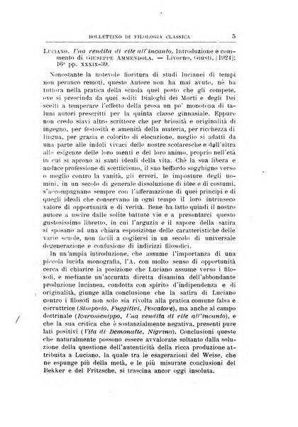 Bollettino di filologia classica