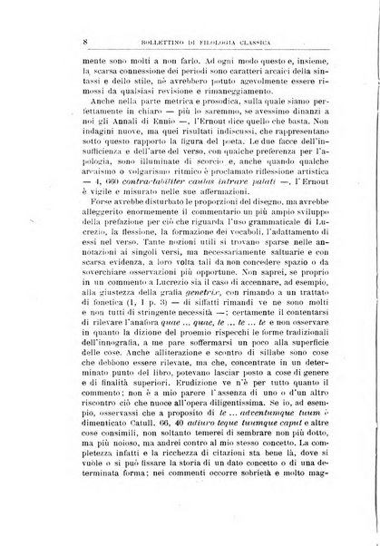 Bollettino di filologia classica