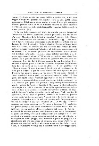 Bollettino di filologia classica