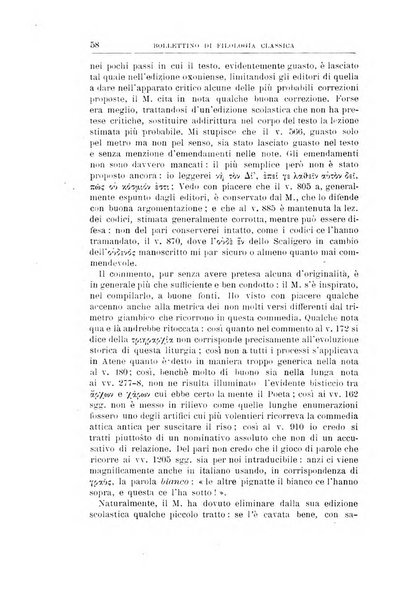 Bollettino di filologia classica