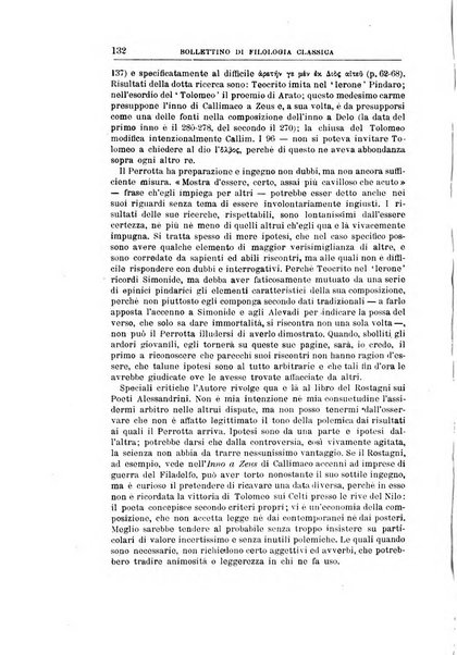 Bollettino di filologia classica