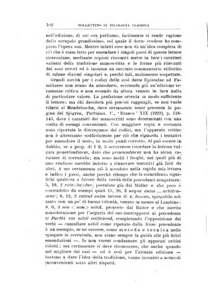 Bollettino di filologia classica