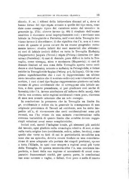 Bollettino di filologia classica