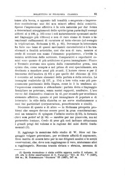 Bollettino di filologia classica