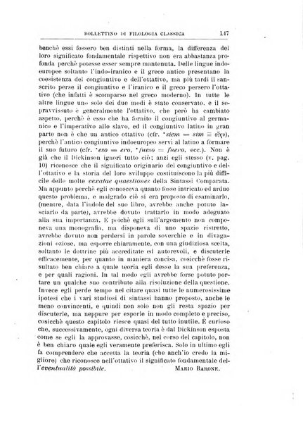 Bollettino di filologia classica