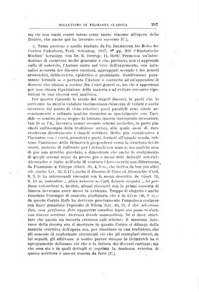 Bollettino di filologia classica