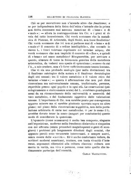 Bollettino di filologia classica